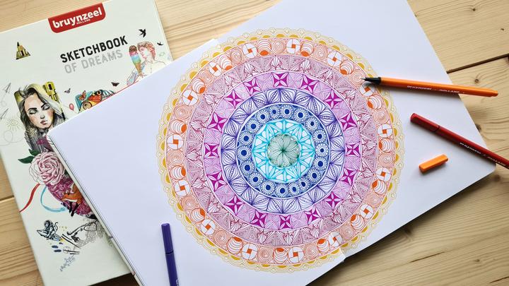 Produktbild Bruynzeel Fineliner Set 6 Farben Basic (6x)