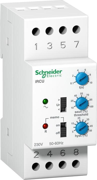 Produktbild Schneider Electric SE A9E21182 Spannungskontrollrelais iRCU 8A 230V