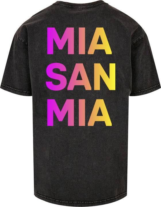 Actual product image FC Bayern München Logo PY Acid Washed Heavy Oversize Tee - 115635 (XL)