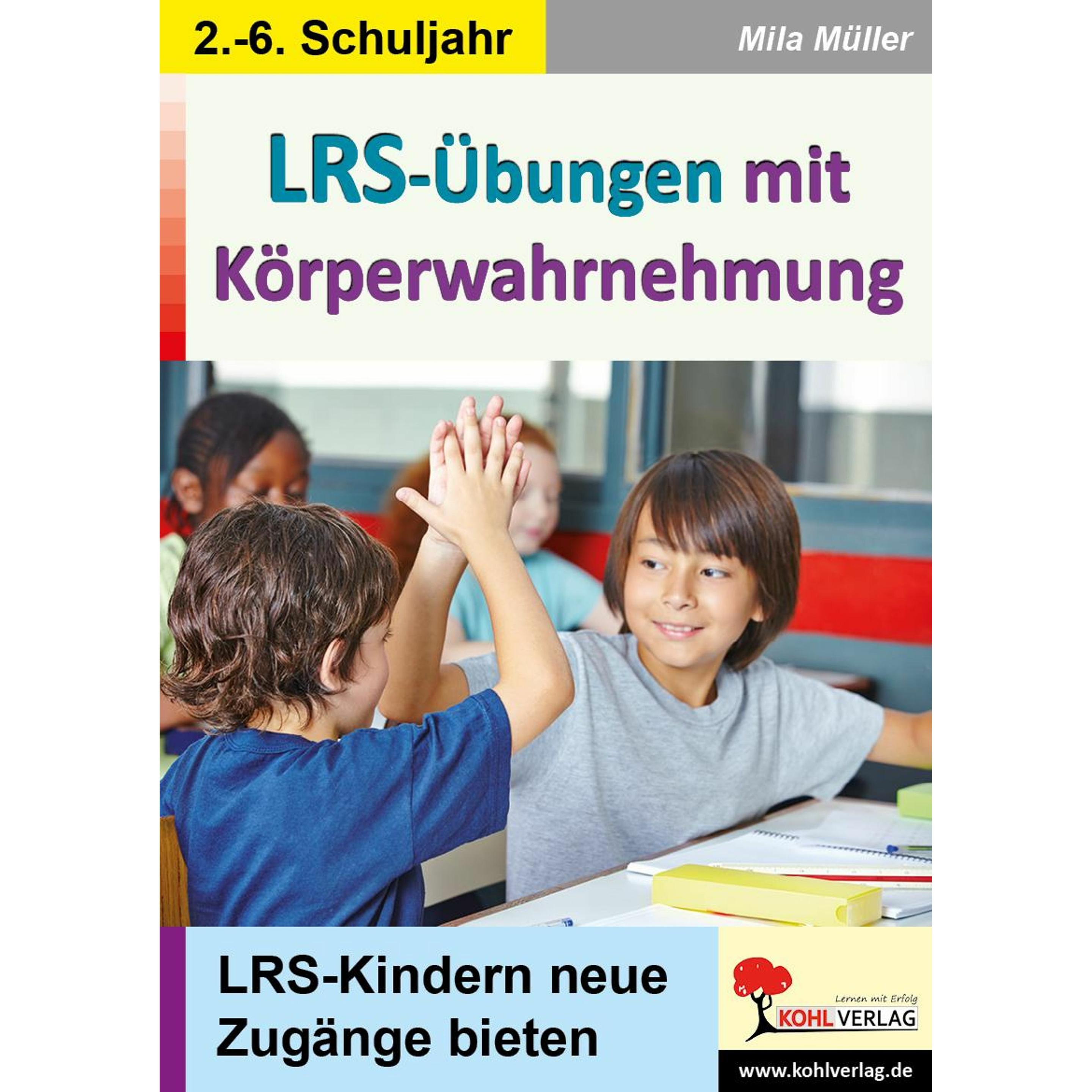 LRS-Übungen mit Körperwahrnehmung, Schulbücher von Mila Müller