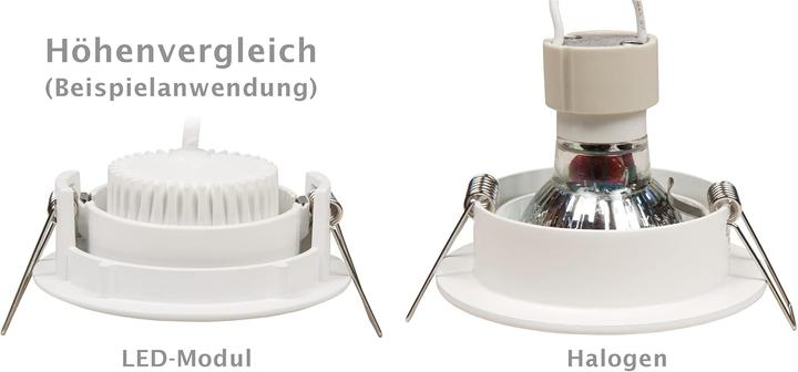 Produktbild McShine 10-teiliges Einbaustrahler-Set LED-Deckenspots (400 lm)