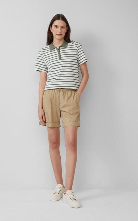 Actual product image S.Oliver Polo-Shirt Verkürztes Poloshirt aus Baumwollpiqué (36)
