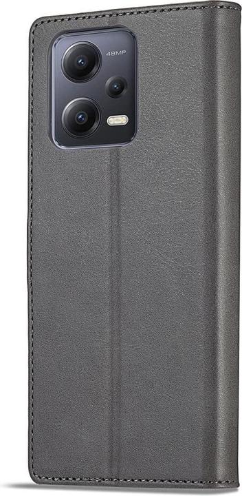 Actual product image LC.Imeeke Xiaomi Poco X5 Pro - Leather Case Cover grey (Xiaomi Poco X5 Pro)