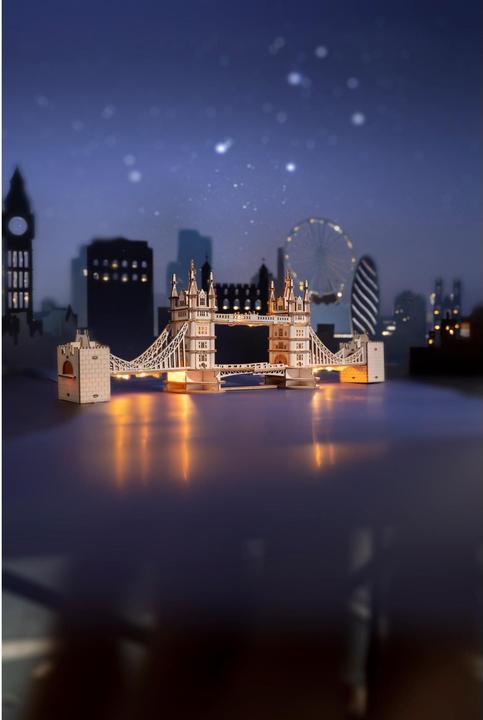 Actual product image Robotime Wooden model 3D puzzle Big Ben