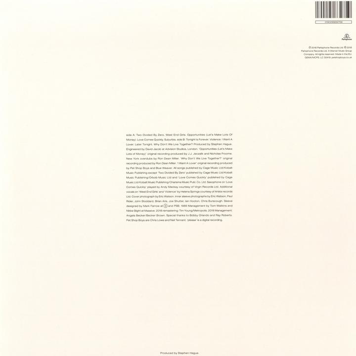 Produktbild Please (2018 Remastered) (Pet Shop Boys)