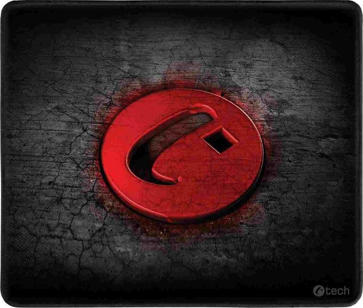 C-Tech GMP-02M Gaming-Mauspad / 320 x 270 x 4 mm / genähte Kanten
