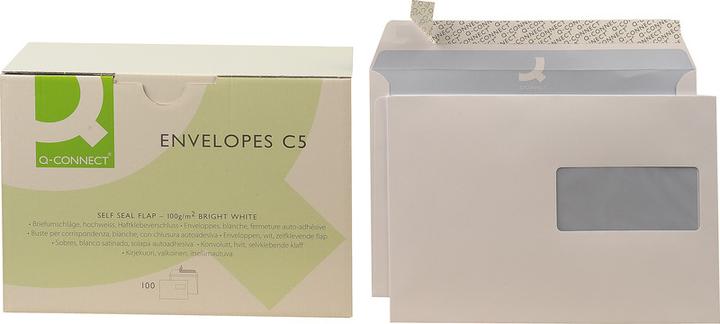 Produktbild Q-Connect Couvert Office (C5, 100 x)