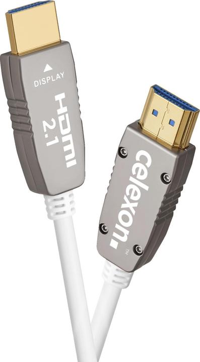 Celexon UHD Optical Fibre HDMI 2.1 8K Active Kabel 6m, weiss (6 m, HDMI)