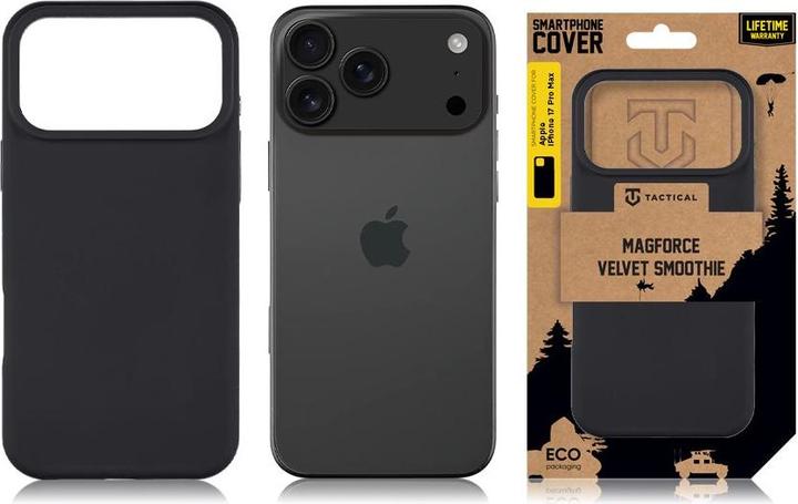 Productafbeelding Tactical MagForce Velvet Smoothie Cover für Apple iPhone 17 Pro Max Asphalt (Apple iPhone 17 Pro Max)