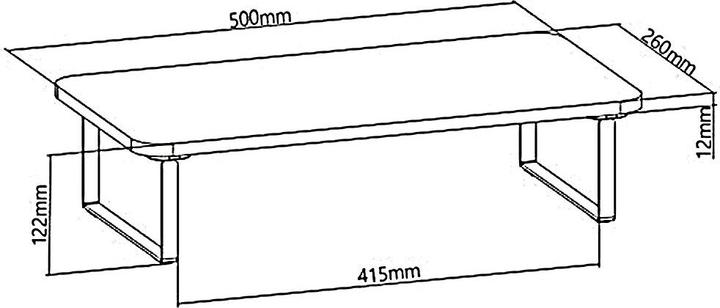 Image du produit Maclean moniteur (Tables, 32", 20 kg)
