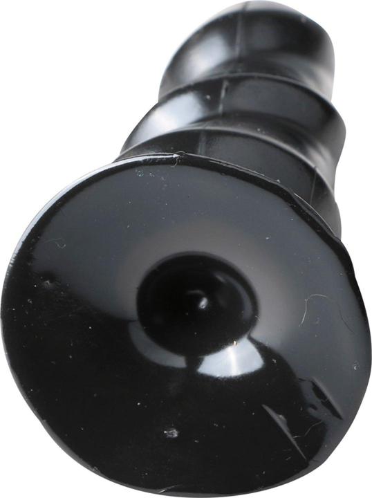 Produktbild All Black Analdildo mit Riffeln