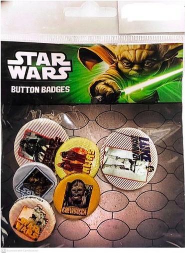 Star Wars Characters Badge (Pack of 6)