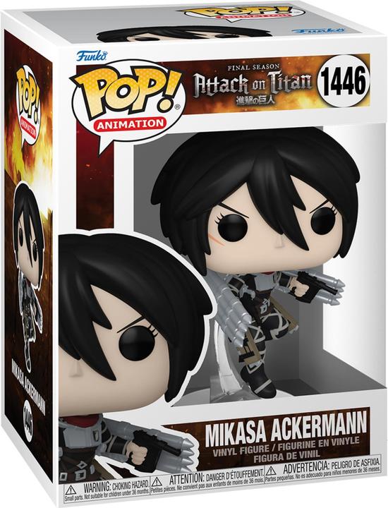 Actual product image Funko Attack on Titan POP! Animation Vinyl figurine Mikasa Ackerman 9 cm
