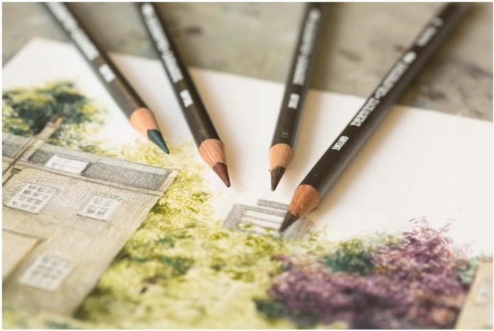 Actual product image Derwent Graphitint pencils, 24 tin