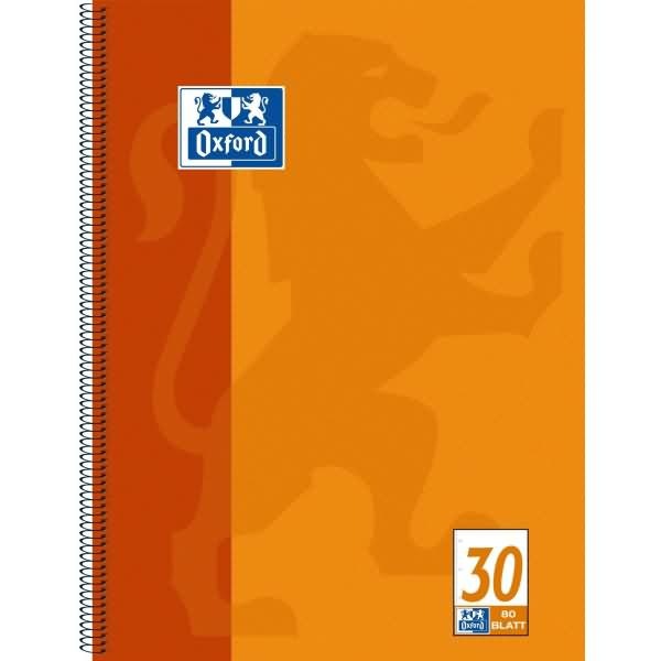 Produktbild Oxford Collegeblock (A4+, Blanko, Harter Einband)