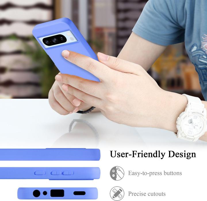 Actual product image Cadorabo Case for Google PIXEL 8 Pro TPU in liquid protection silicone design (Google Pixel 8 Pro)