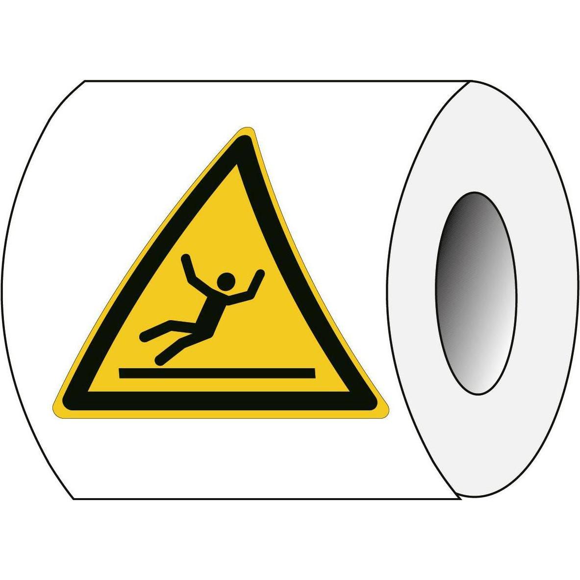 Brady, Etiketten, ISO 7010 PIC W011 B-7541 ISO Sicherheitskennzeichnung - Warnung vor Rutschgefahr Laminier