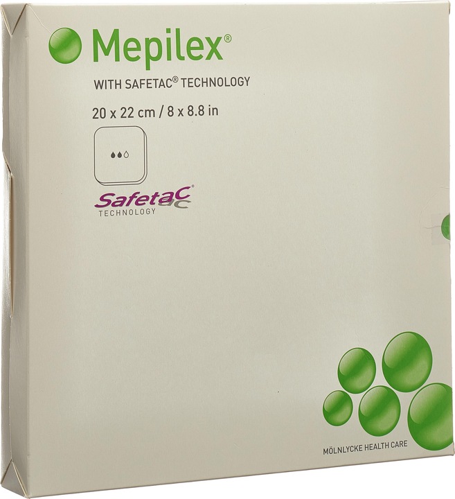 Image du produit Mepilex Pansement mousse avec Safetac à 20 x 22cm (5 x)