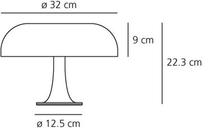 Actual product image Artemide Nessino (E14)