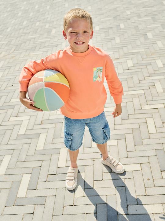 Image du produit Vertbaudet Jungen Sweatshirt mit Sommer-Motiv (110)