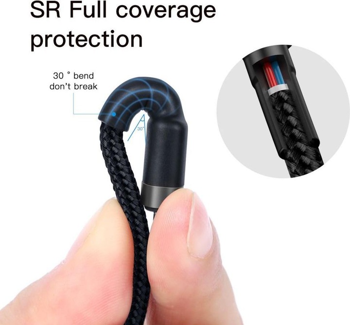 Image du produit Baseus Série Cafule Fast Charge (1 m, USB 2.0)