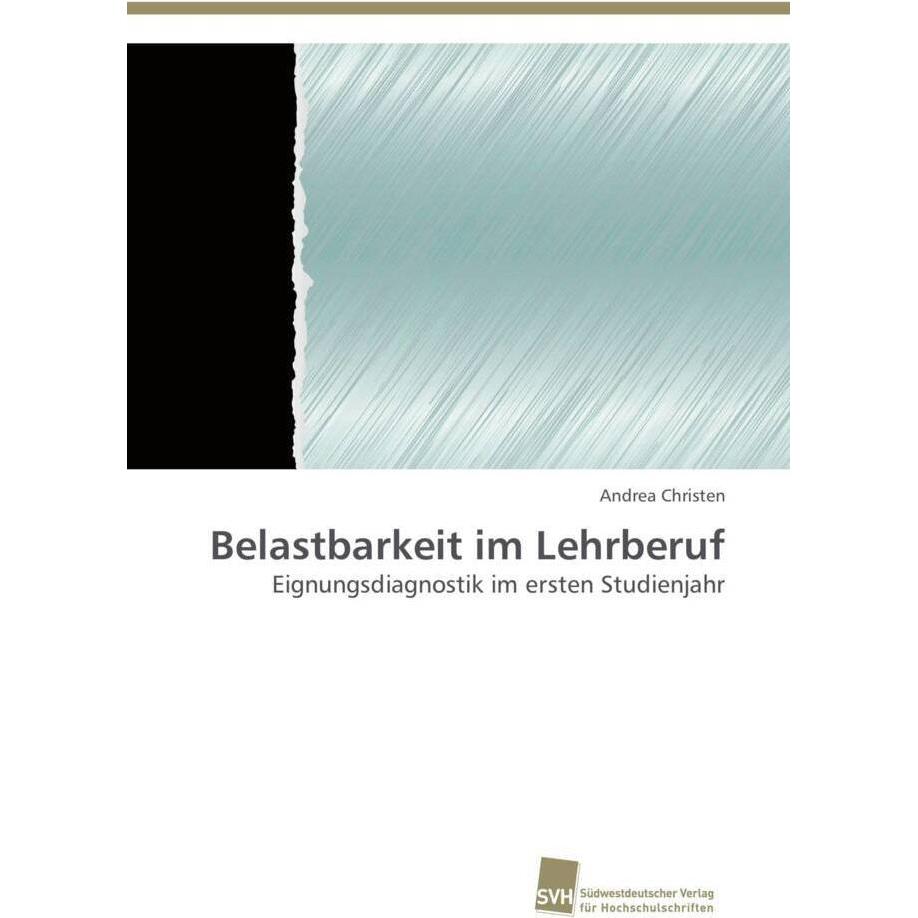 Belastbarkeit im Lehrberuf, Sachbücher von Andrea Christen