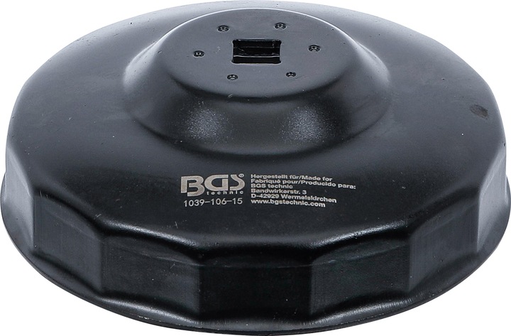 Produktbild BGS Ölfilterschlüssel 15-kant Ø 106 mm für Fiat Ducato