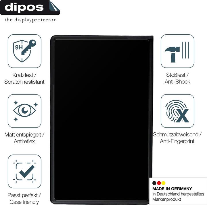 Actual product image Dipos Anti-Shock Screen Protector Matte