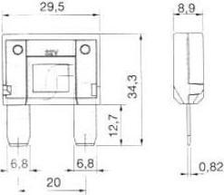 Scharnberger+Hasenbein KFZ-Flachsicherung (50 A)