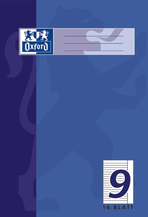 Actual product image Oxford Exercise book, A5, ruling 9 (A5, Lined, Hardcover)