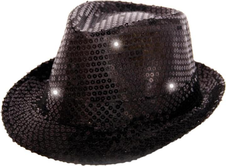 Immagine prodotto Folat Cappello Sequin nero con LED