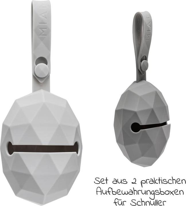 Produktbild MiaMia Schnullerboxen Silikon-Schnullerbox / Schnullerhalter