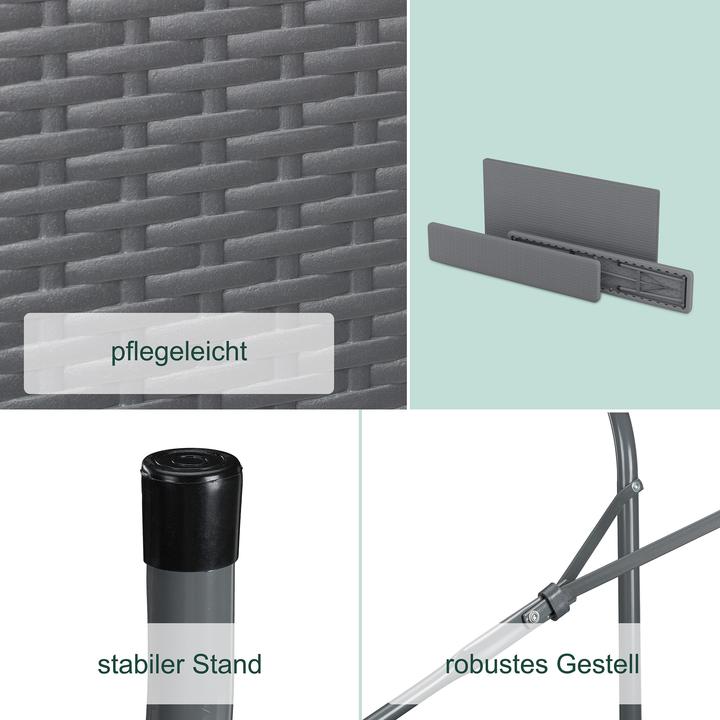 Produktbild Relaxdays 3-tlg. Bierzeltgarnitur (120 x 61 x 73 cm)