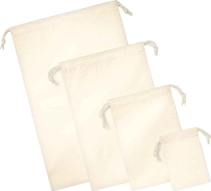 Actual product image Westford Mill Premium Organic Drawstring Bag