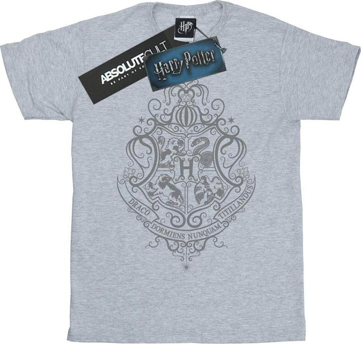Immagine prodotto Hogwarts Draco Dormiens Crest Maglietta Ragazzi (128)