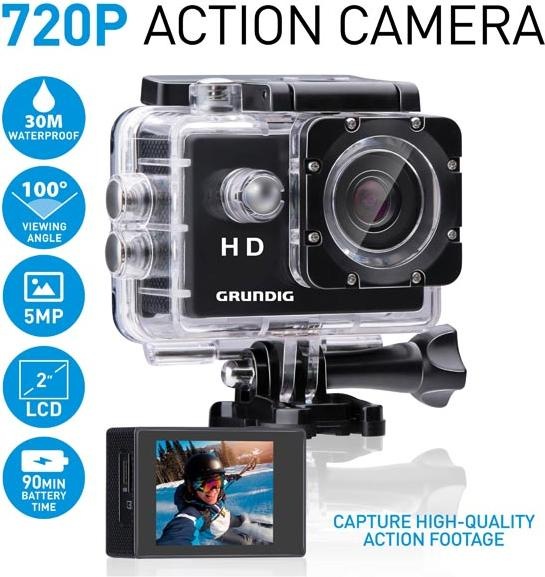 Productafbeelding Grundig Actiecamera HD 720P, 2" scherm (30p)