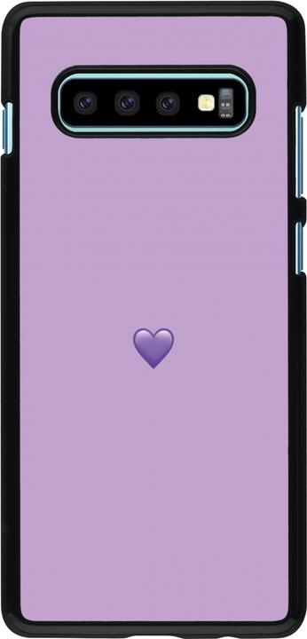 Actual product image PhoneLook Coque Valentine 2023 purpule single heart (Samsung Galaxy S10+)