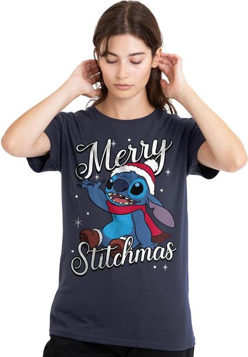 Produktbild Lilo & Stitch Merry Stitchmas TShirt (M)