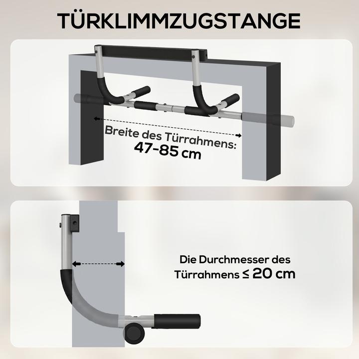 Actual product image Homcom Pull-up bar for the door frame
