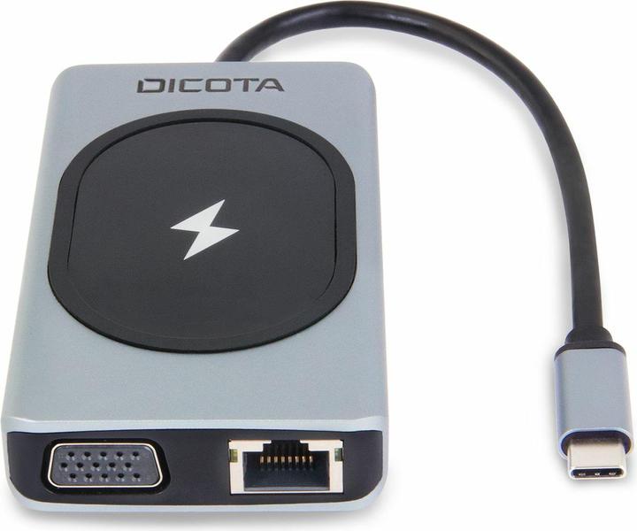 Immagine prodotto Dicota Hub di ricarica USB-C 10-in-1 4K PD 100W argento (USB-C, 7 porte)