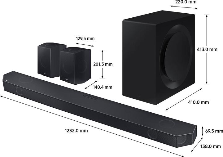 Produktbild Samsung HW-Q990D (656 W, 11.1.4 Kanal)