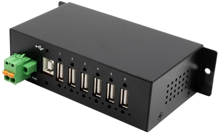 Immagine prodotto Exsys GmbH 6 Port USB 2.0 Managed HUB, incl. Din-Rail (USB-B, 6 porte)