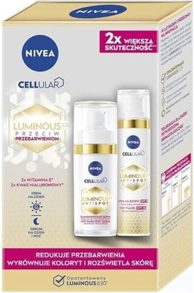 NIVEA Set Celluar Luminous Anti-Dark Spot Serum 30Ml + Anti-Dark Spot Day Face Cream Spf50 40Ml (Facial care set)