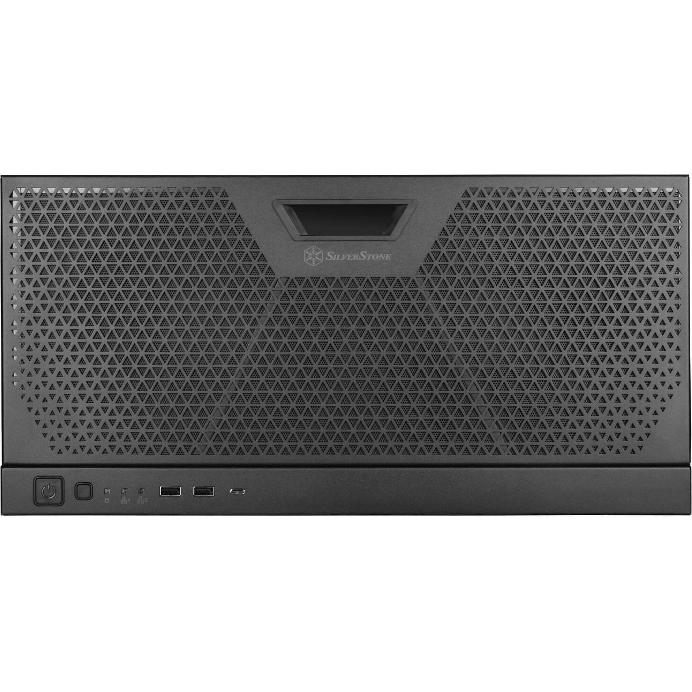 Thumbnail - Silverstone RM51 (mATX, Mini-ITX, ATX, E-ATX, SSI EEB, SSI CEB), PC Gehäuse, Schwarz