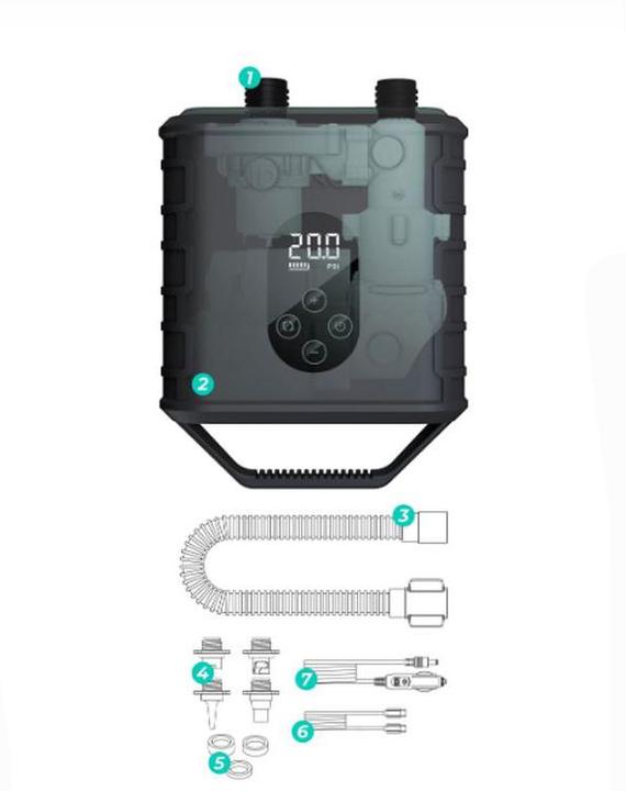 Produktbild Ride Engine Air Box Electric Pump