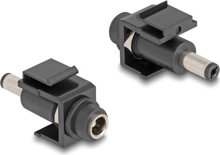 Delock Keystone Modul DC 5,5 x 2,5 mm Buchse zu DC 5,5 x 2,5