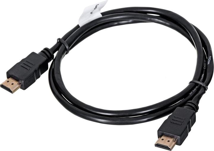 Actual product image Lanberg Cable CCS CA-HDMI-11CC-0010-BK (HDMI M (1 m, HDMI, 1.4)