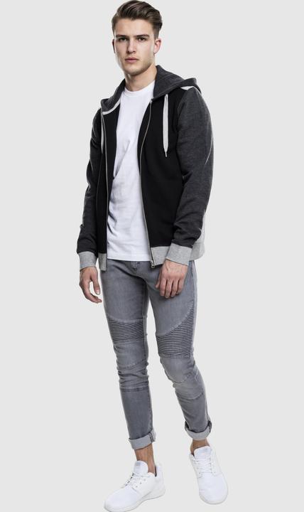 Produktbild Urban Classics 3- Tone Sweat Zip Hoody (S)