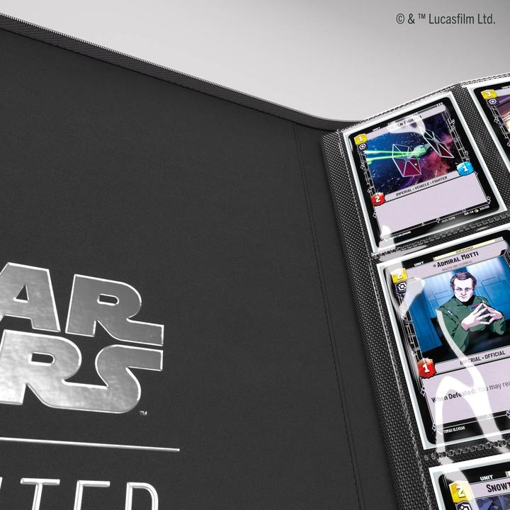 Actual product image Gamegenic GGS31050 - Star Wars: Unlimited Zip-Up Album 18-Pocket - Black