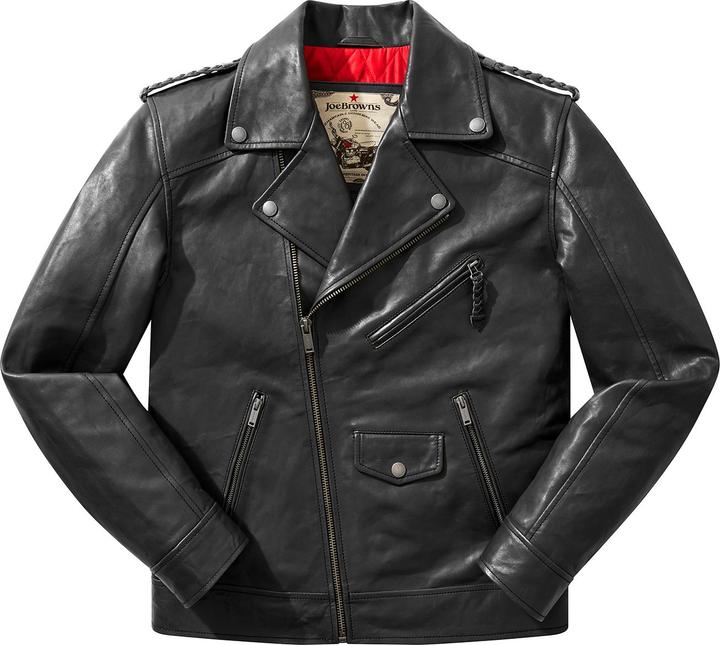Produktbild Joe Browns Vintage Inspired Leather Biker Jacket (XL)
